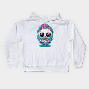 Skeleton Xmas Kids Hoodie